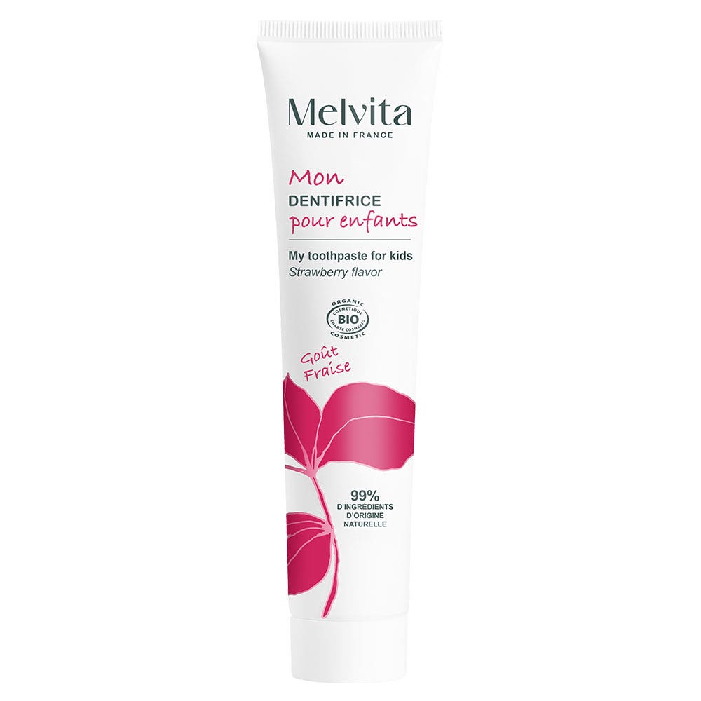 Melvita Dentifrice Enfant BIo Goût Fraise 75ml