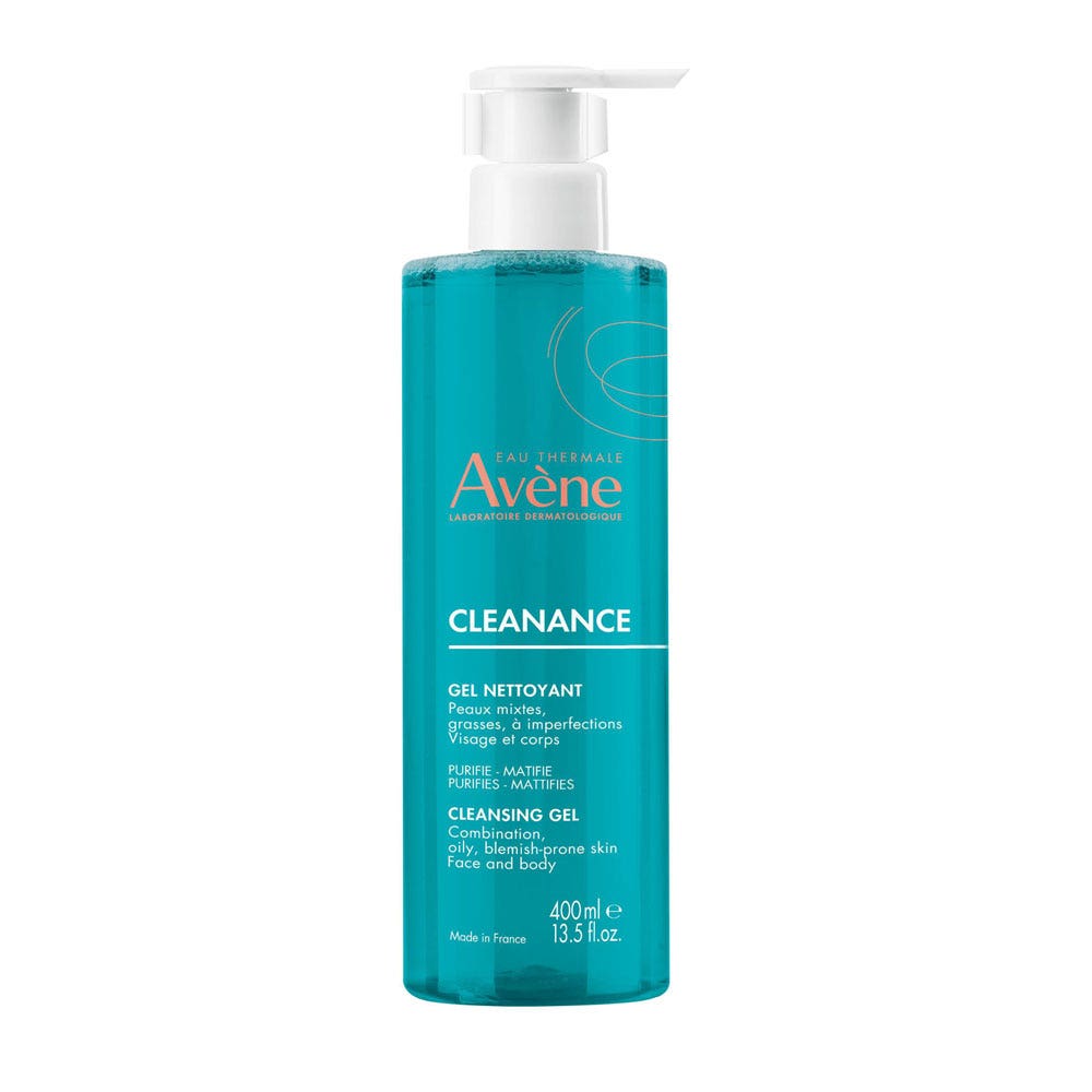 Avène Cleanance Gel Nettoyant Visage Et Corps Peaux Grasses A Imperfections 400ml