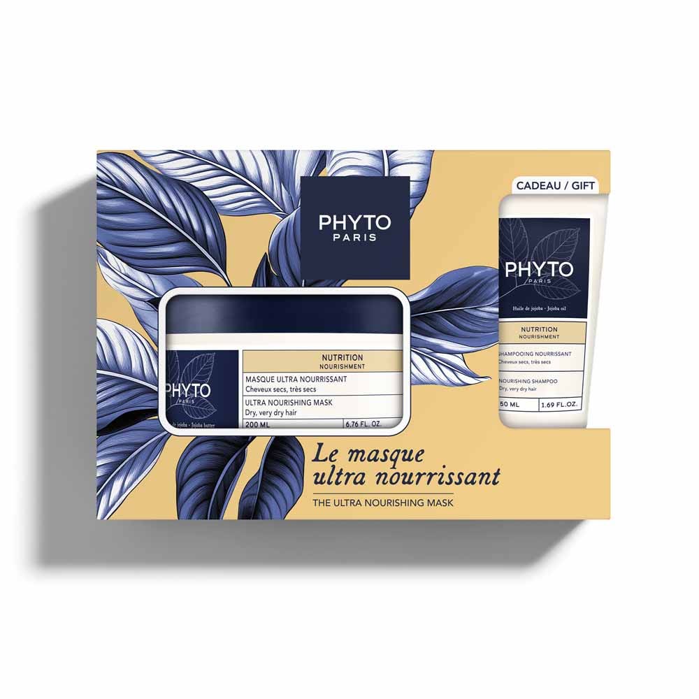 Phyto Paris Nutrition Coffret Masque Ultra Nourrissant + Shampooing Nourrissant