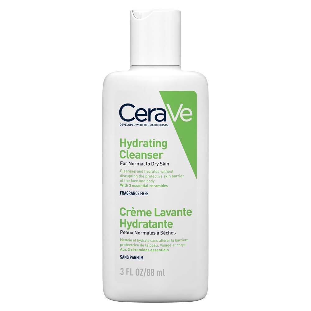 Cerave Crème Lavante Hydratante Visage et Corps pour les Peaux Sèches à Très Sèches 88ml