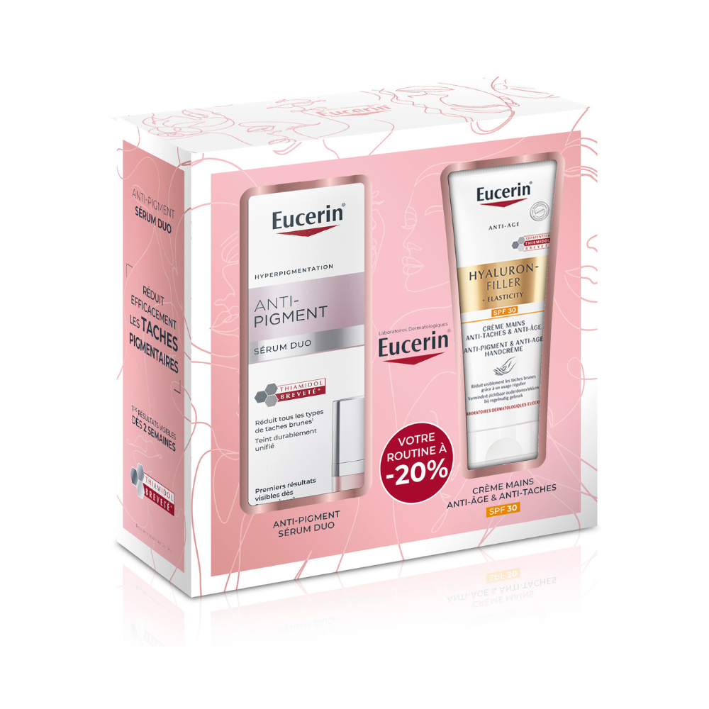 Eucerin Coffret Eucerin Anti-Pigment Sérum Duo + Crème mains Anti-Taches SPF30 105ml