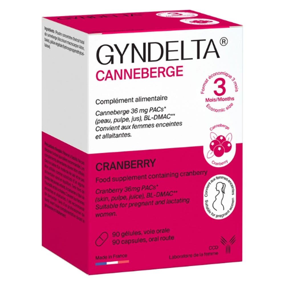 Ccd Gyndelta Canneberge 90 gélules