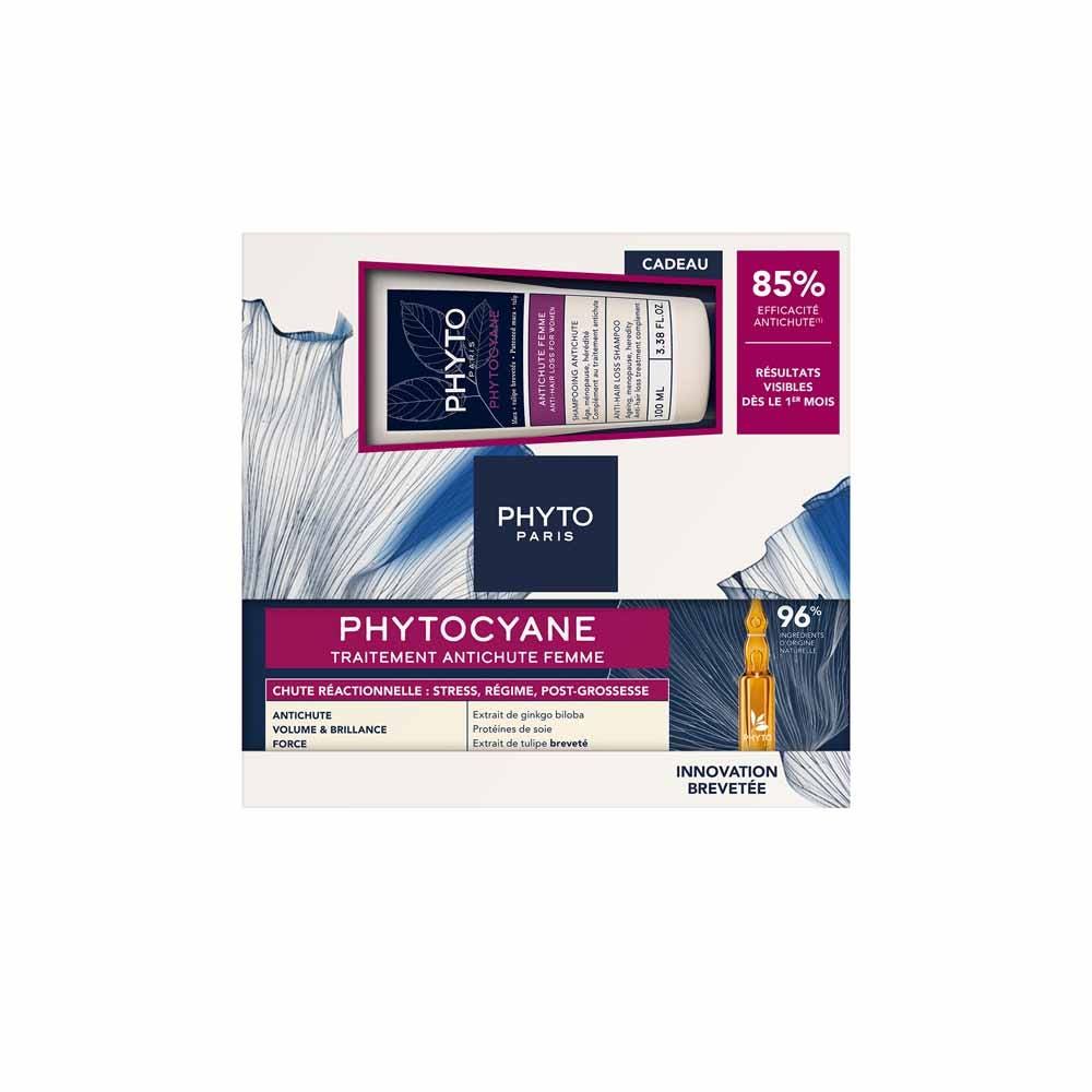 Phyto Paris Phytocyane Coffret Traitement Anti-Chute Réactionnelle Femme 160ml