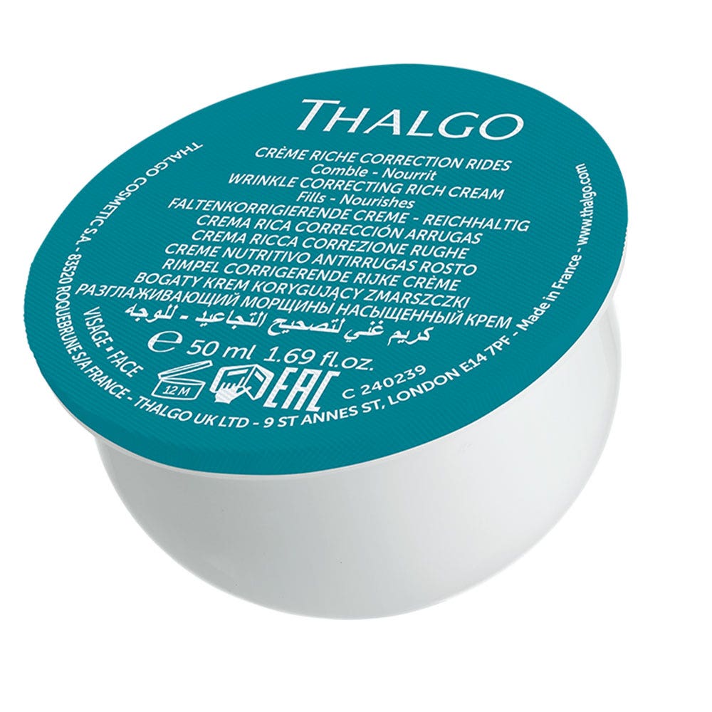 Thalgo Hyalu-Procollagène Eco-Recharge Crème Riche Correction Rides 50ml