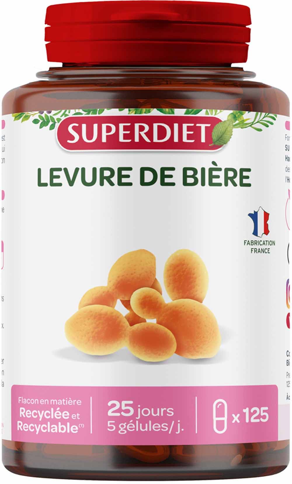 Superdiet Levure De Biere 125 Gelules