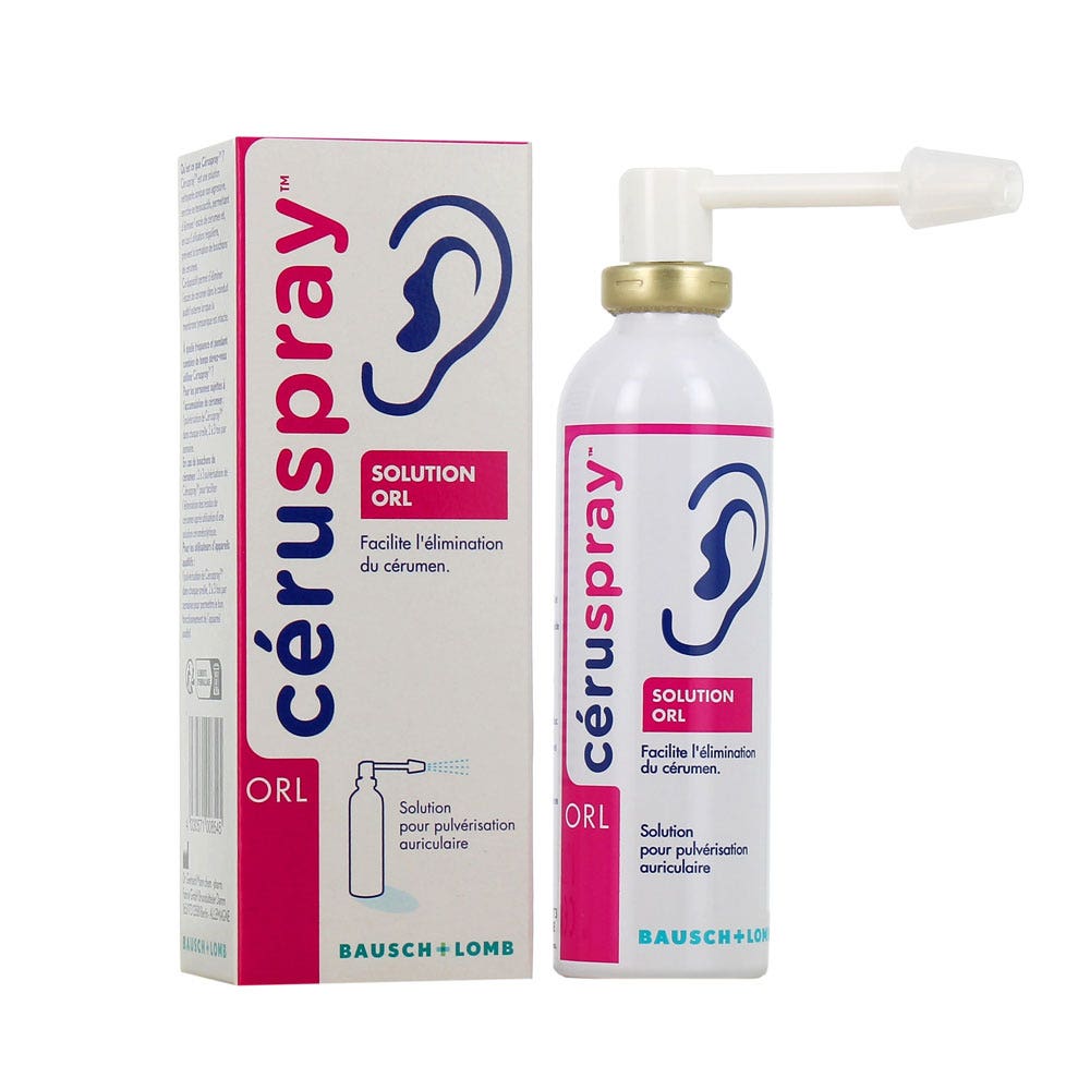 Bausch&Lomb Ceruspray Solution Pour Pulvérisation Auriculaire 50ml