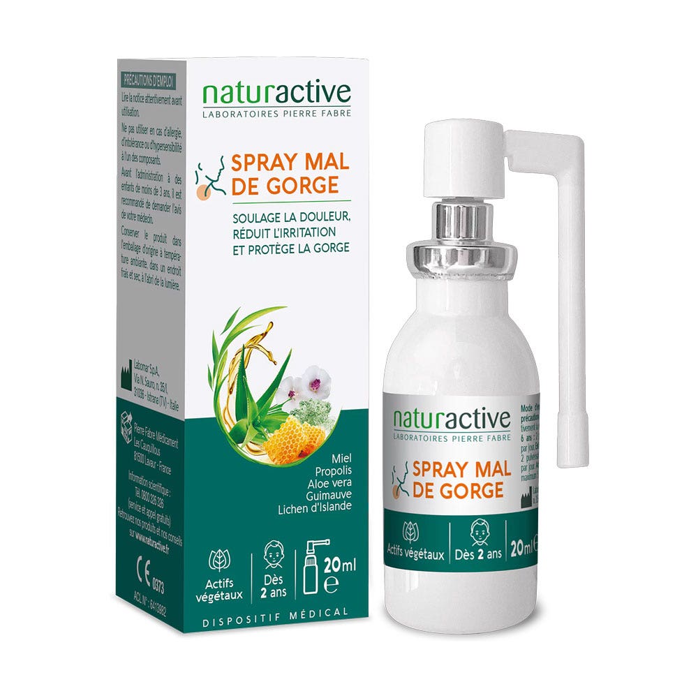 Naturactive Spray Mal de Gorge 20ml