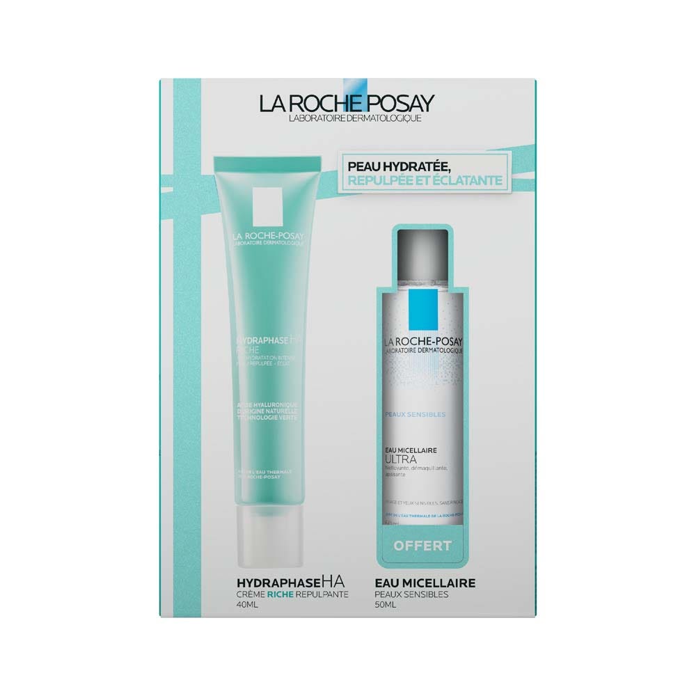 La Roche-Posay Hydraphase Coffret Hydraphase HA Riche + Eau Micellaire Peaux Sensibles