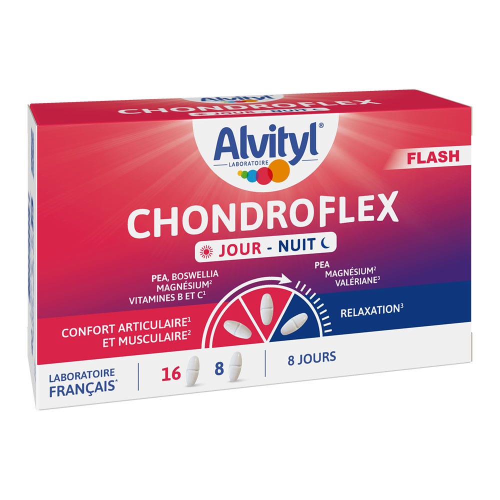 Alvityl Chondroflex Jour & Nuit 24 Comprimés
