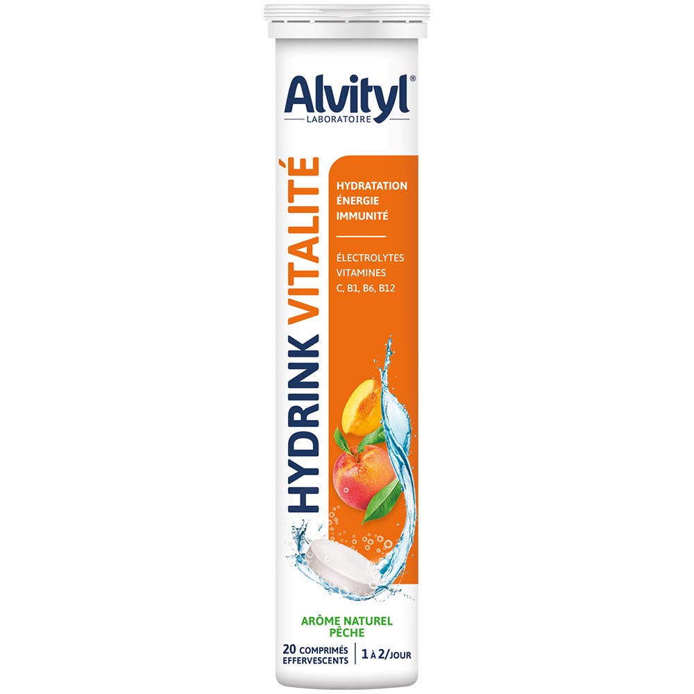 Alvityl Hydrink Vitalité 20 Comprimés Effervescents