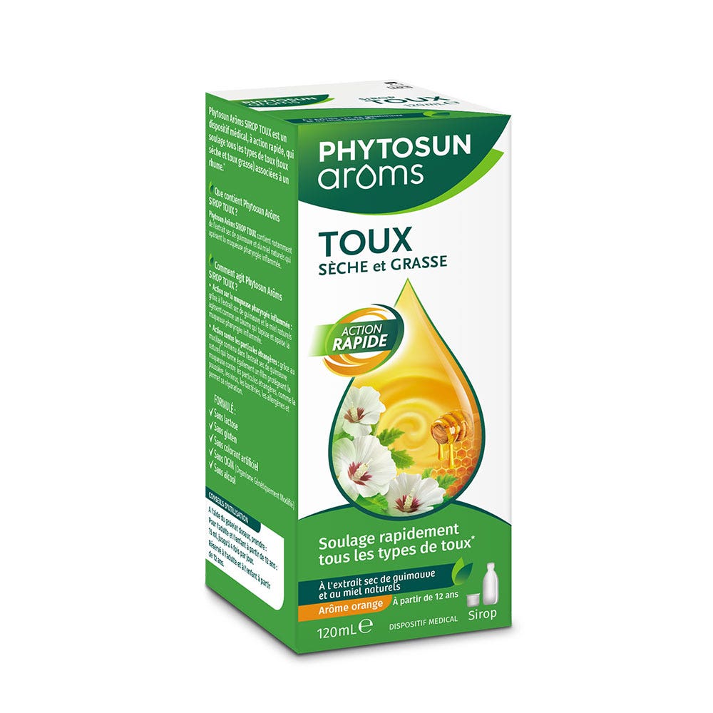 Phytosun Aroms Aroms Sirop Toux Seche Et Grasse 120ml