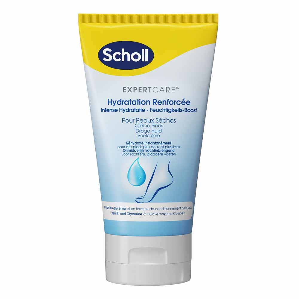 Scholl Expert Care Crème Pieds Hydratation renforcée Peaux sèches 150ml