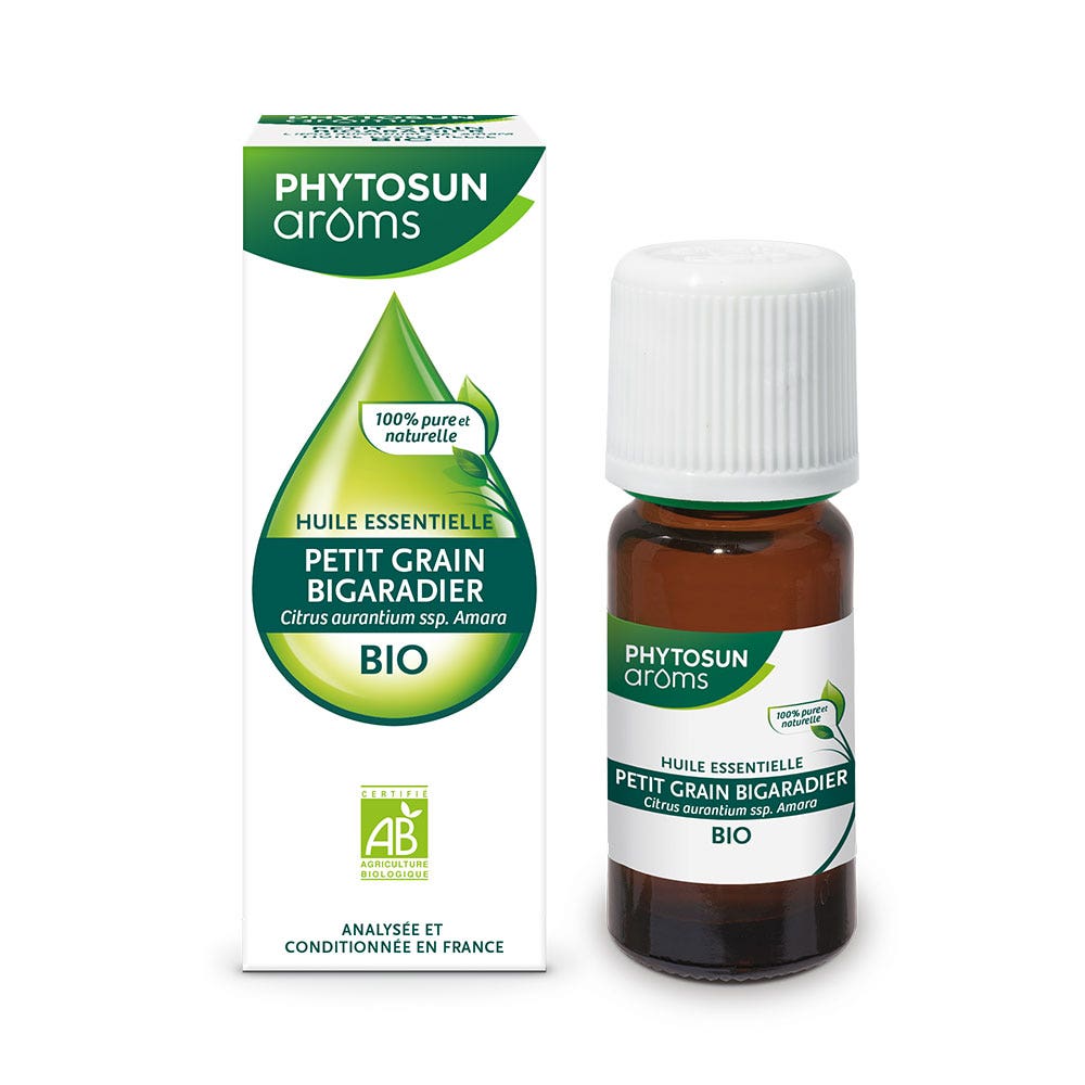 PHYTOSUN HUILE ESSENTIELLE PETIT GRAIN BIGARADIER 10ML