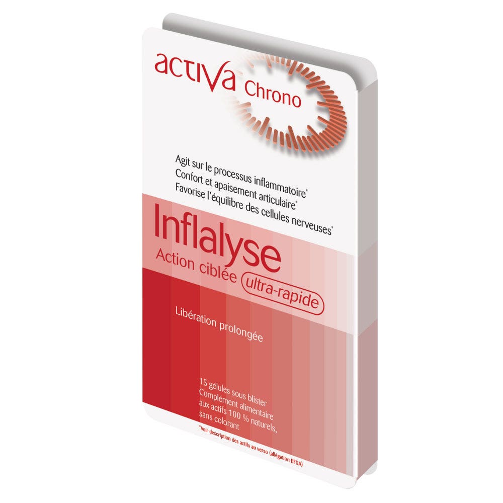 Activa Chrono Inflalyse Action ciblée Ultra-rapide 15 gélules