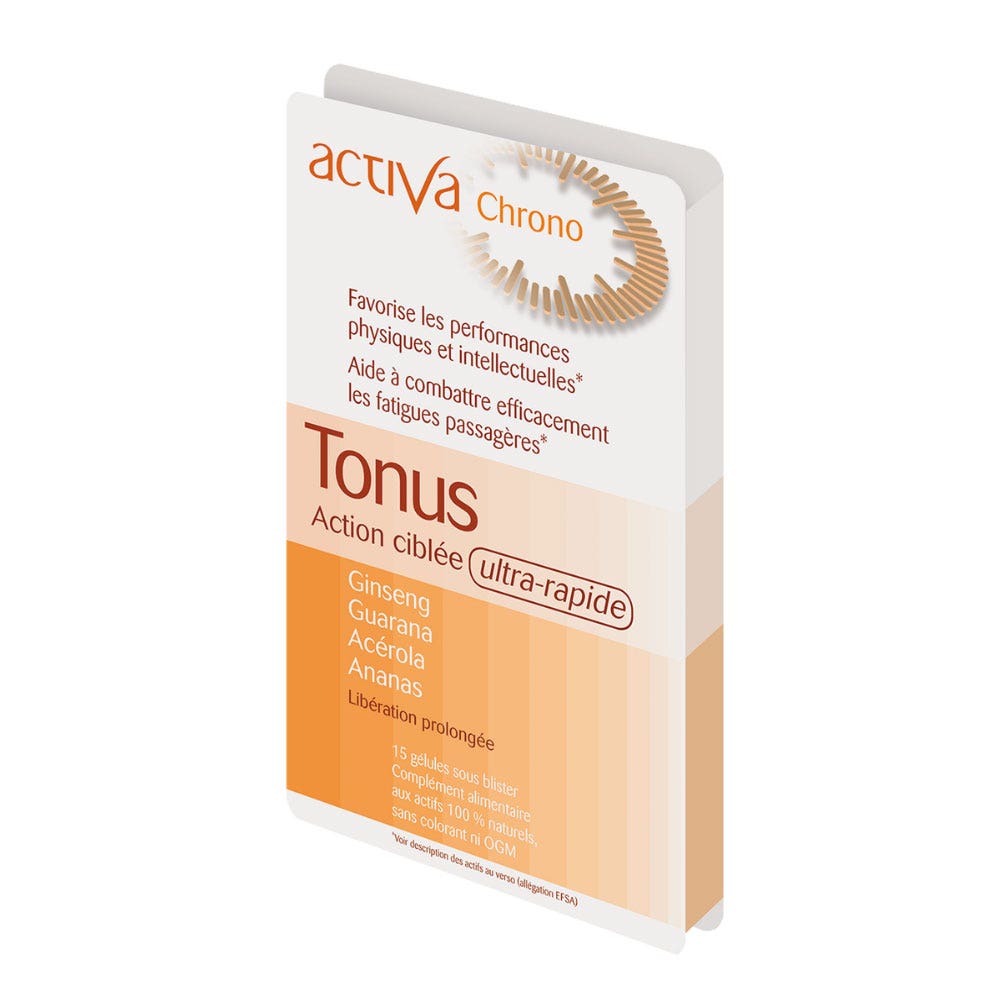Activa Chrono Tonus Action ciblée Ultra-rapide 15 gélules