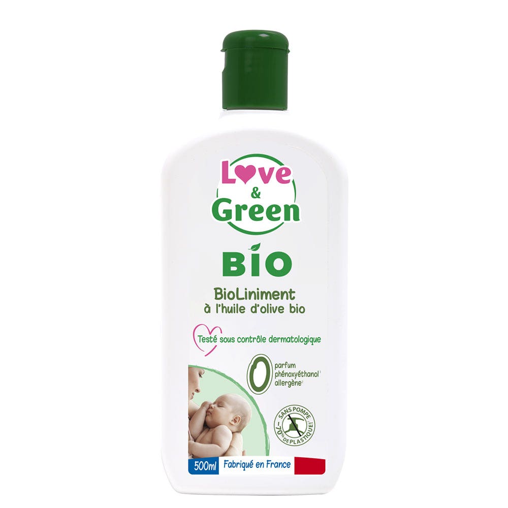 Love&Green BioLiniment à l'huile d'olive bio 500ml