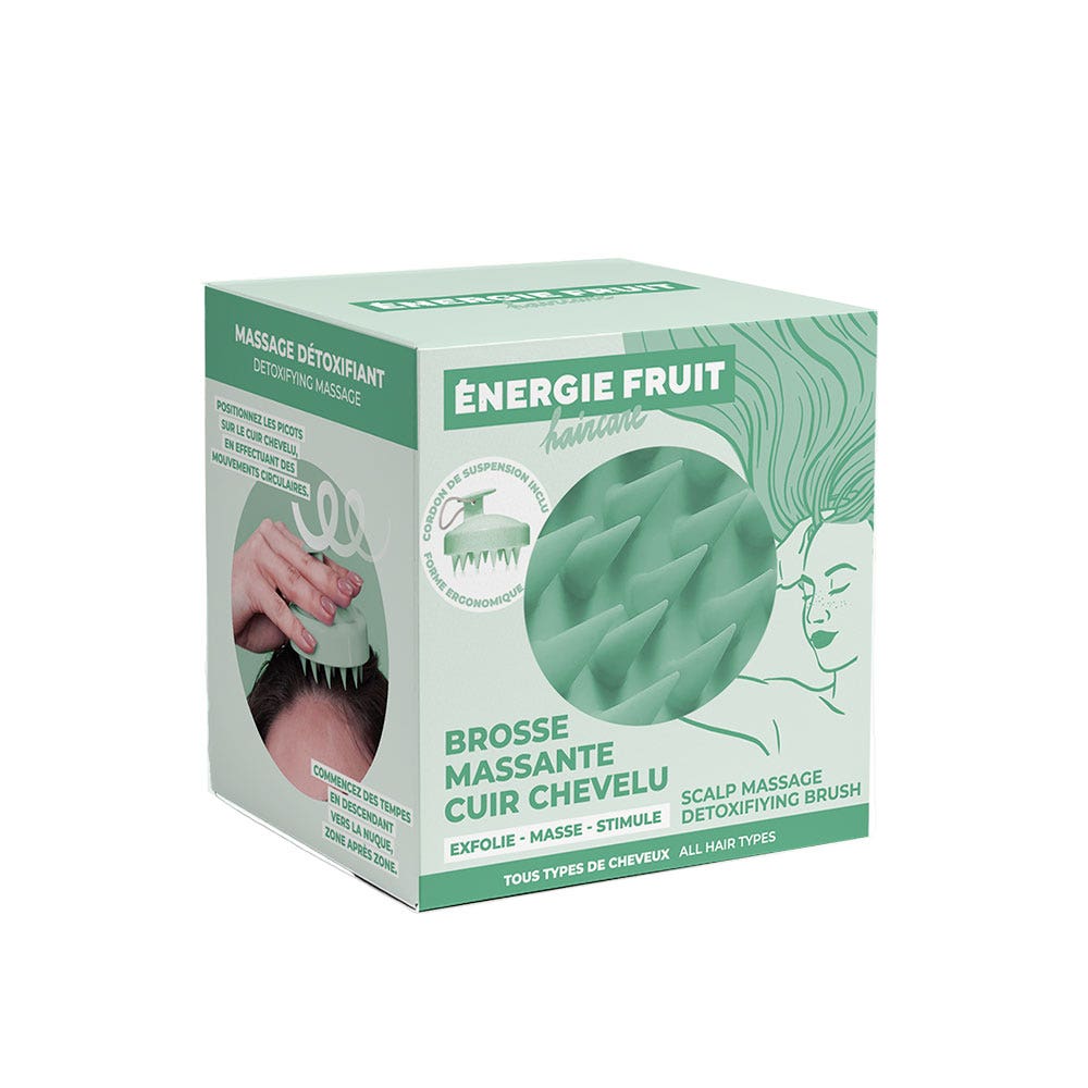 Energie Fruit Brosse Cuir Chevelu Massante Detox