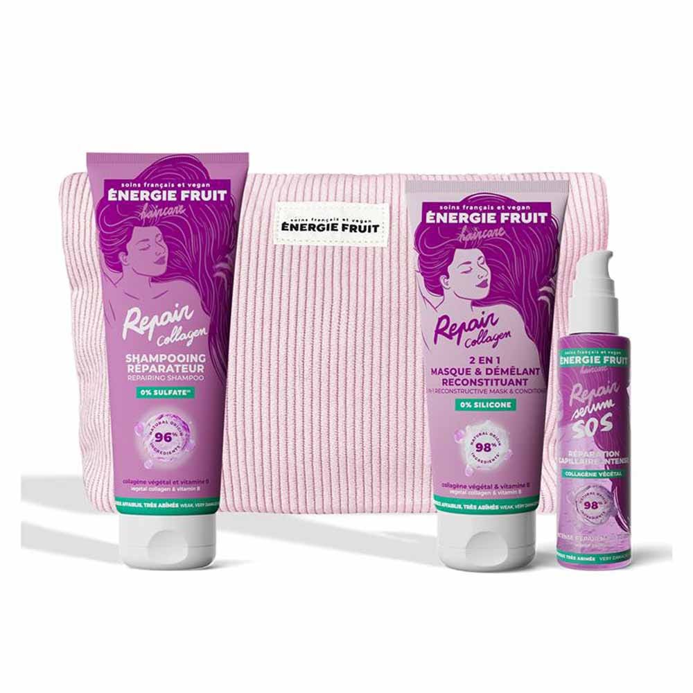 Energie Fruit Trousse Full Size Collagène Capillaire 525ml