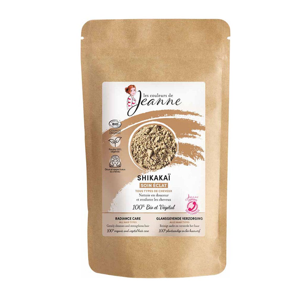 Les couleurs de Jeanne Soin Eclat Shikakaï Bio Tous Types de Cheveux 100g