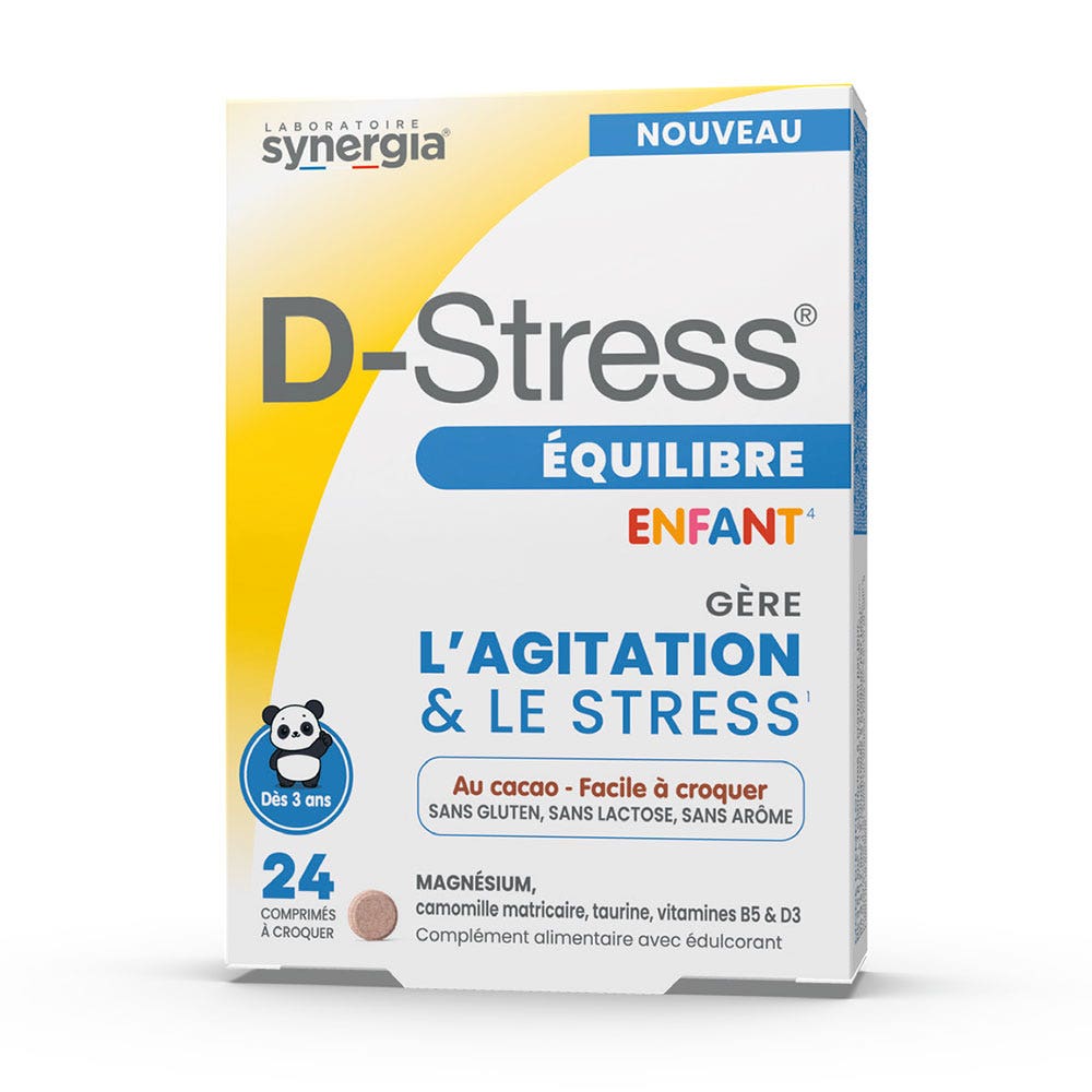 Synergia D-Stress Equilibre Enfant 24 comprimés