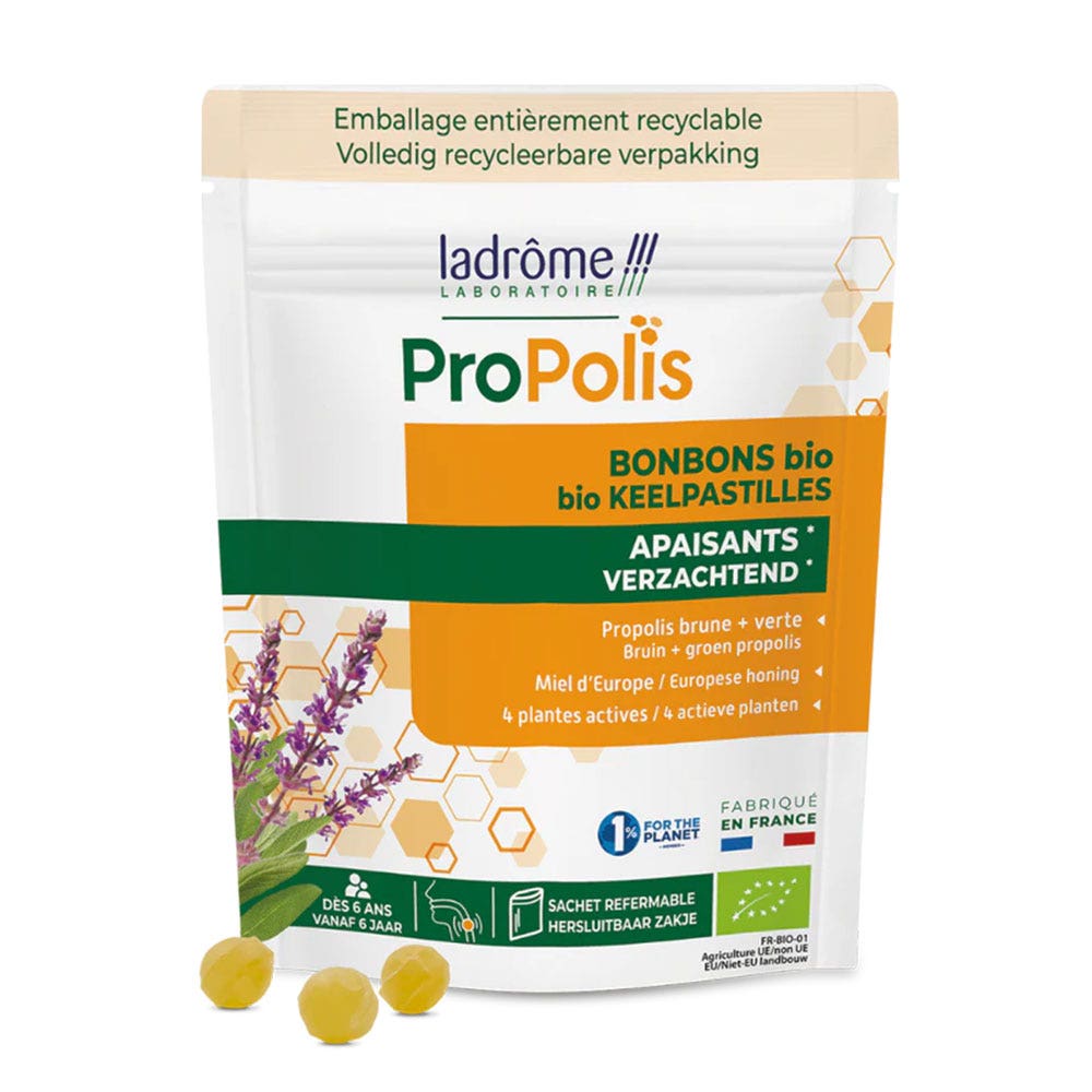 Ladrôme Propolis Bonbons Bio 50g