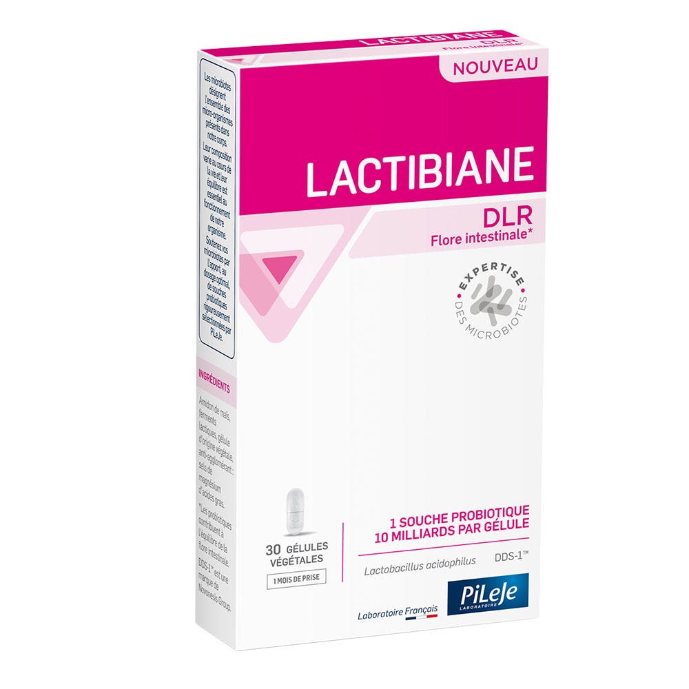 Pileje Lactibiane DLR Flore Intestinale 30 gélules