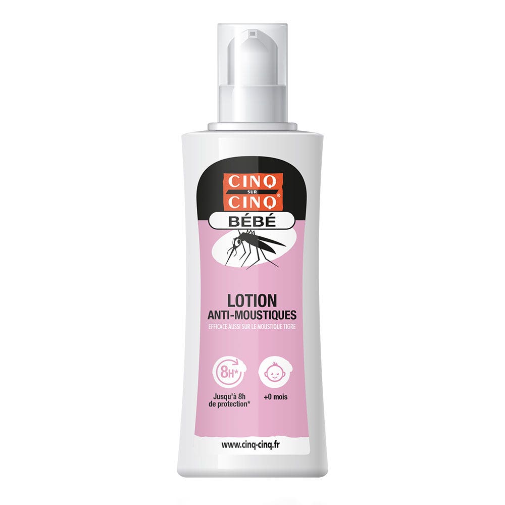 Cinq Sur Cinq Lotion Anti-Moustiques Bébé Dès la naissance 100ml