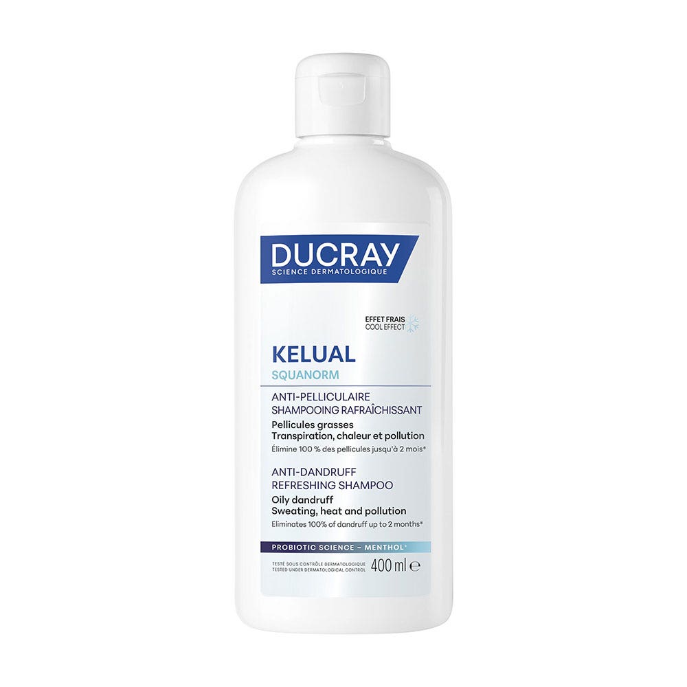 Ducray Kelual Squanorm Shampooing rafraîchissant anti-pelliculaire 400ml
