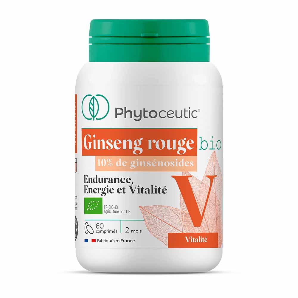 Phytoceutic Ginseng rouge Bio Vitalité 60 comprimés