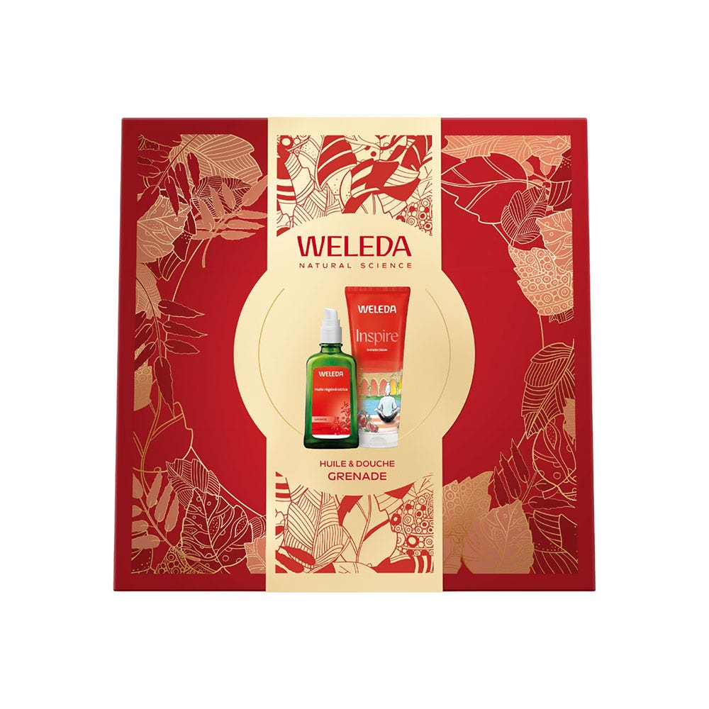 Weleda Grenade Coffret Corps Huile & Douche