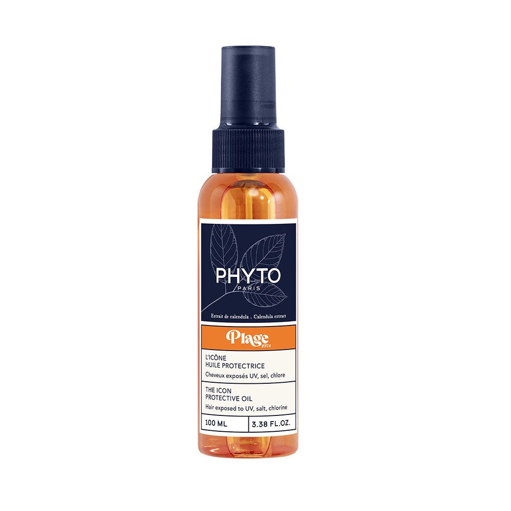 Phyto Paris Plage L'icône Huile Protectrice Cheveux exposés UV Sel et Chlore 100ml