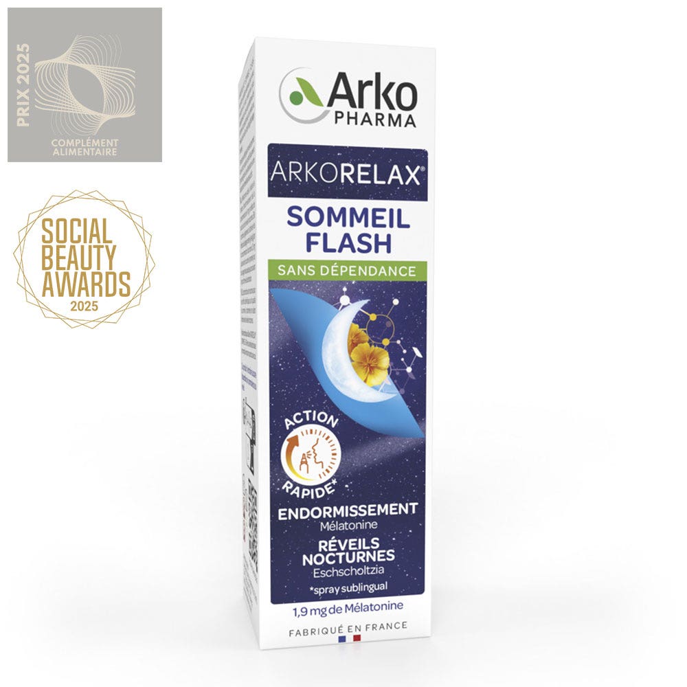 Arkopharma Arkorelax Sommeil Flash 1.9mg de mélatonine 20ml