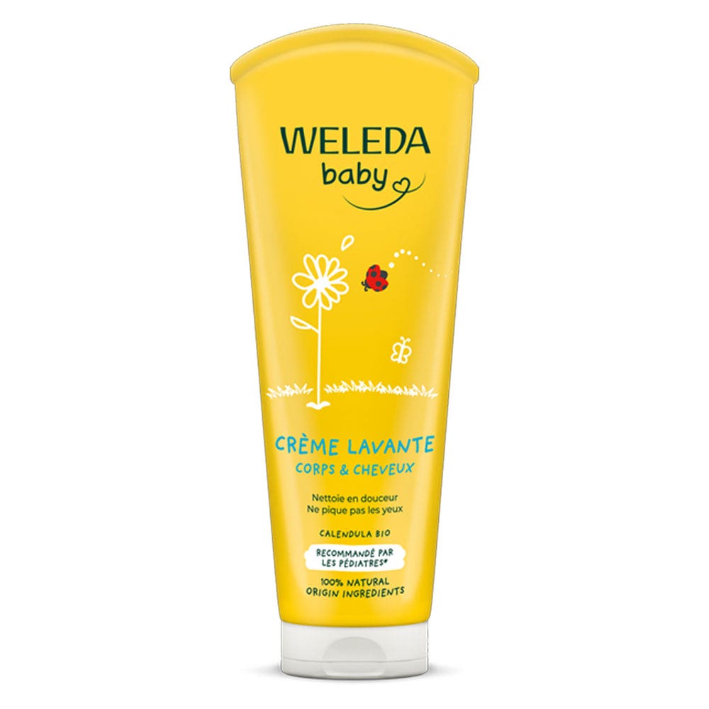 Weleda Calendula Creme Lavante Corps Et Cheveux Bebe 200ml