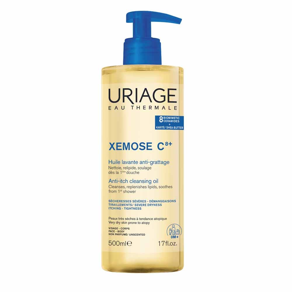 Huile Lavante Apaisante Peaux Tres Seches A Tendance Atopique 500ml Uriage