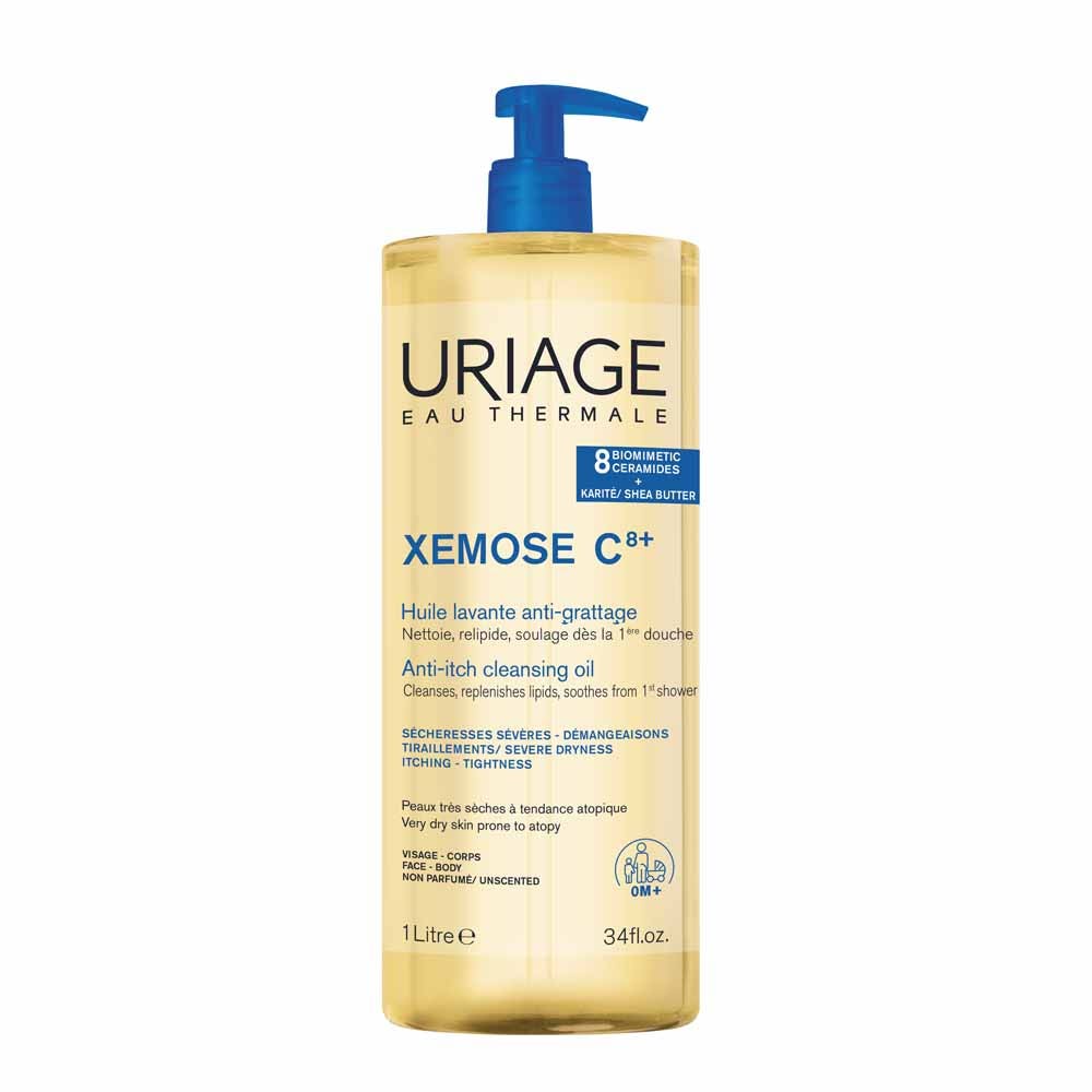 Uriage Xémose C8+ Huile Lavante Apaisante Peaux Très Sèches Et Atopiques 1l