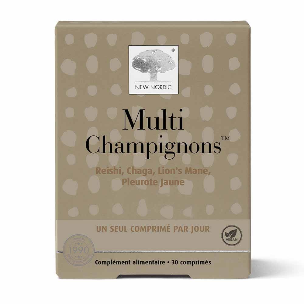 New Nordic Multi Champignons 30 comprimés