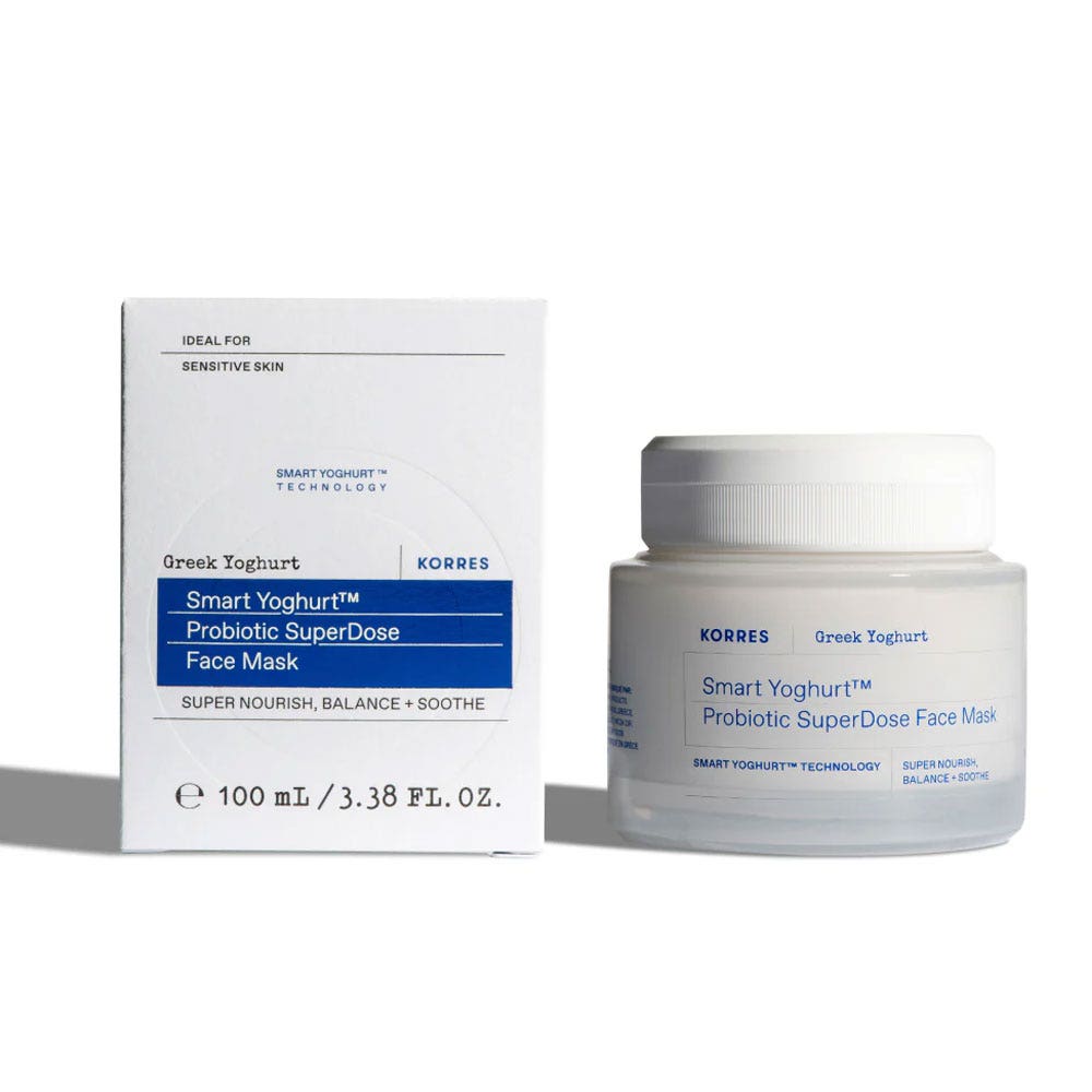 Korres Yaourt Grec Smart Yoghurt Masque Visage Super Dose de Probiotiques 100ml