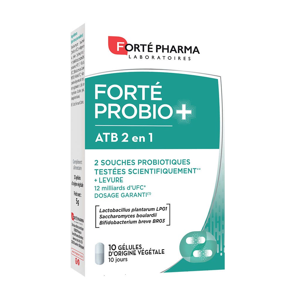 Forté Pharma Forté Probio+ ATB 2en1 10 gélules