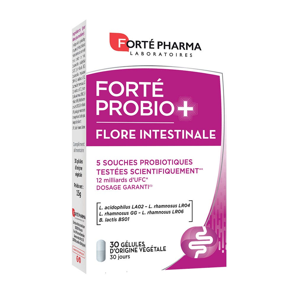 Forté Pharma Forté Probio+ Flore Intestinale 30 gélules