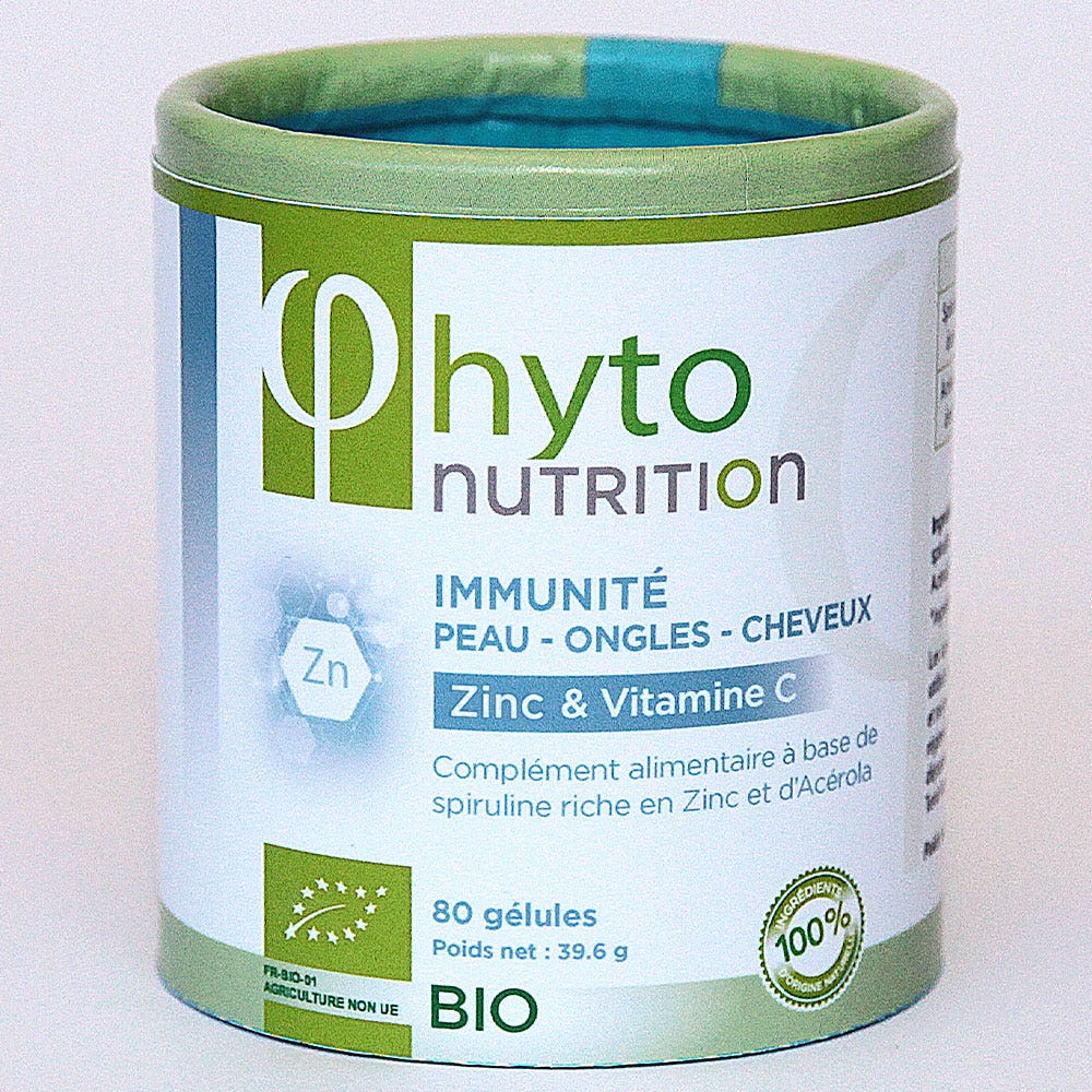 Flamant Vert Phytonutrition Immunité Bio Peau, Ongles et Cheveux 80 Gélules