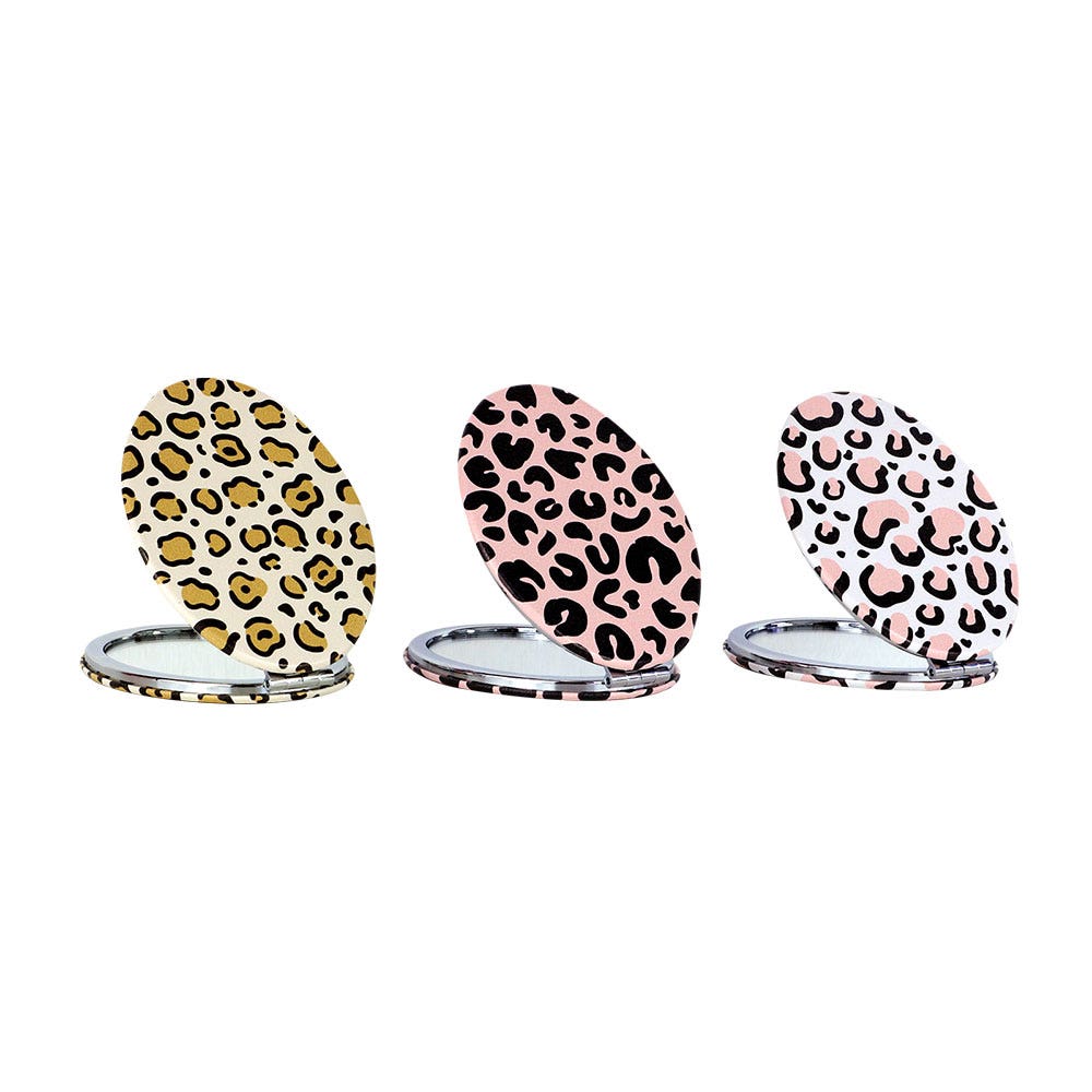 Le Comptoir Des Tendances Miroir de poche LEOPARD x1