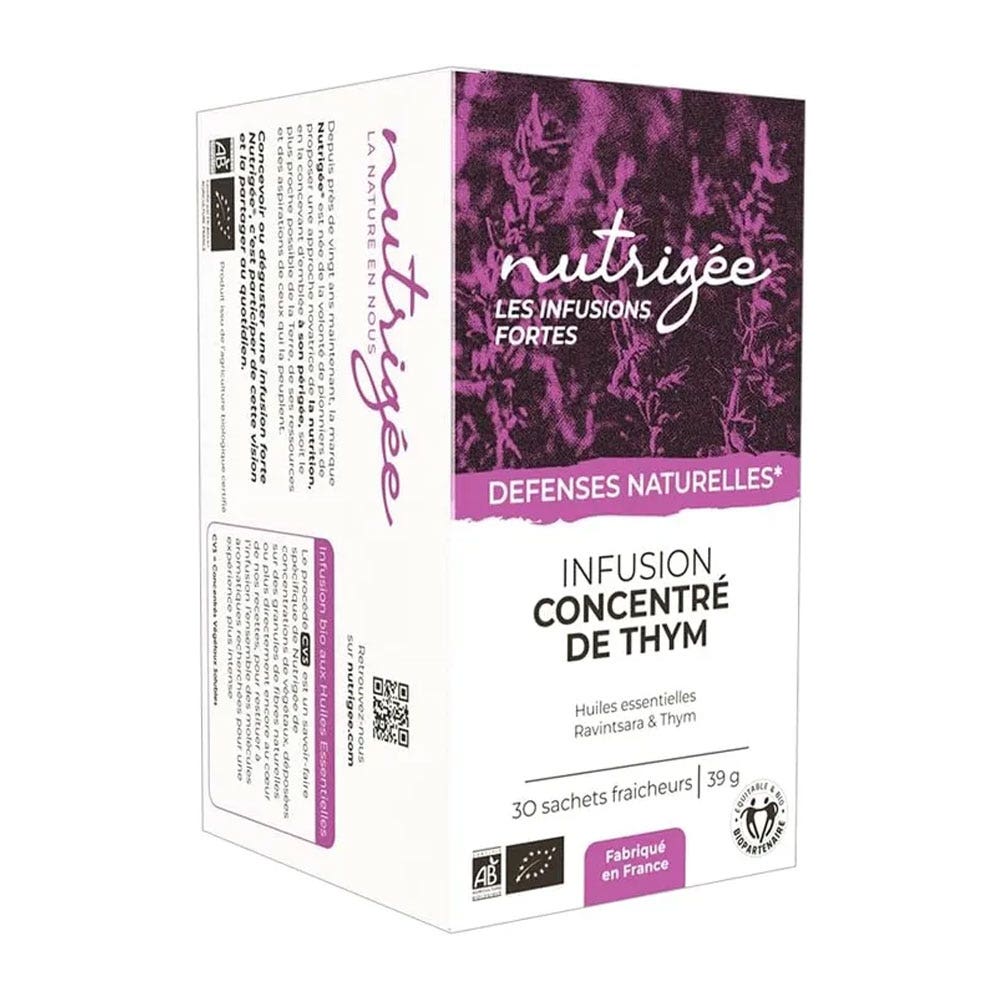 Nutrigée Tisane Concentré De Thym Bio 30 sachets
