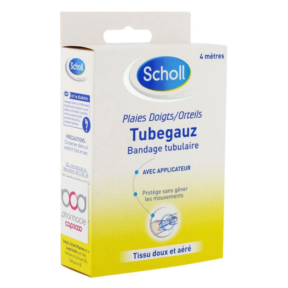 Scholl Tubegauz Plaies Doigts Orteils Avec Applicateur