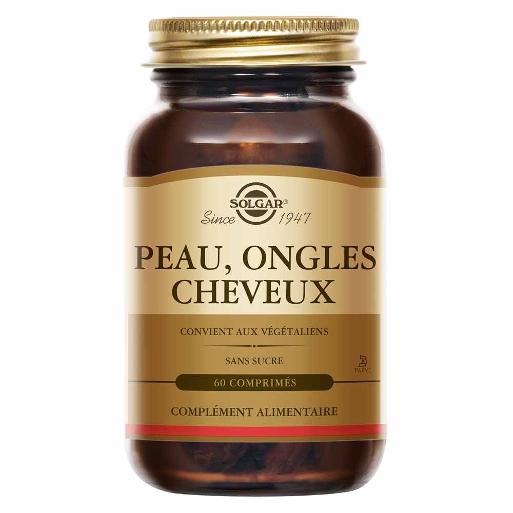 Solgar Peau, Ongles, Cheveux Beauté 60 comprimés