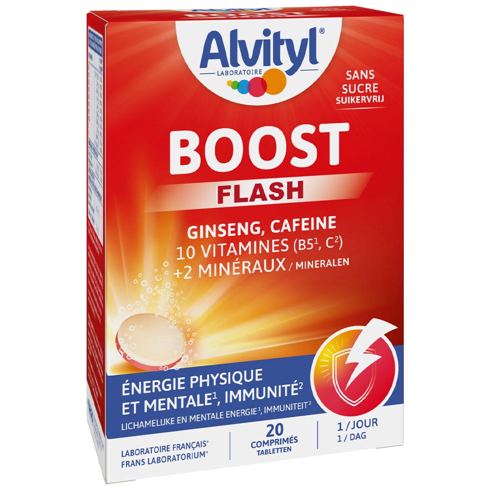 Alvityl Boost 20 Comprimés Effervescents