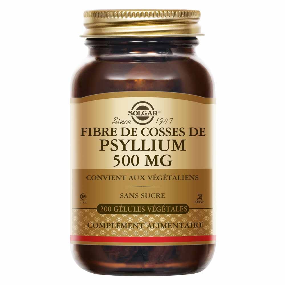 Solgar Psyllium Digestion Detox Système digestif 200 gélules végétales