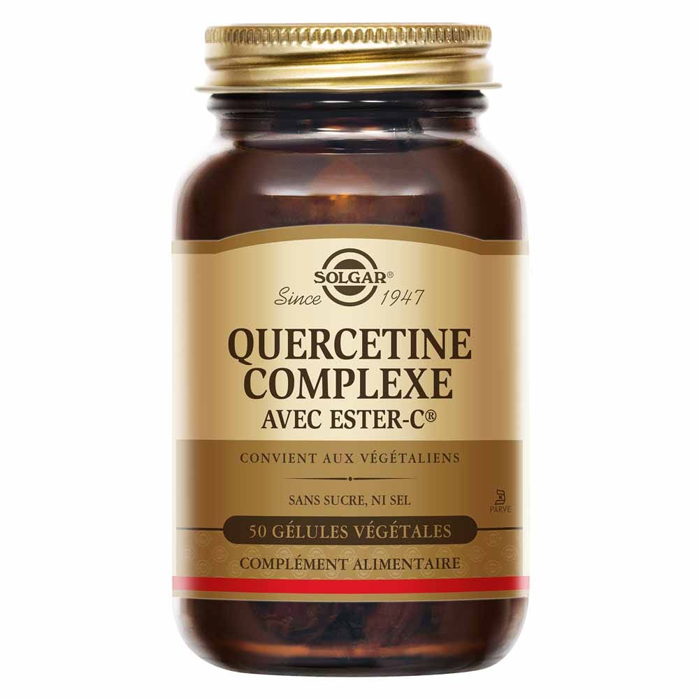 Solgar Quercétine Complexe Défenses immunitaires Antioxydant 50 gélules végétales