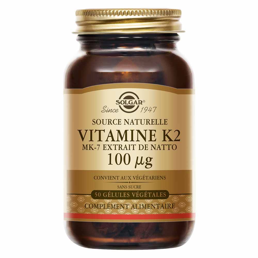 Solgar Vitamine K2 Os/Cartilages Cardiovasculaire 50 gélules végétales