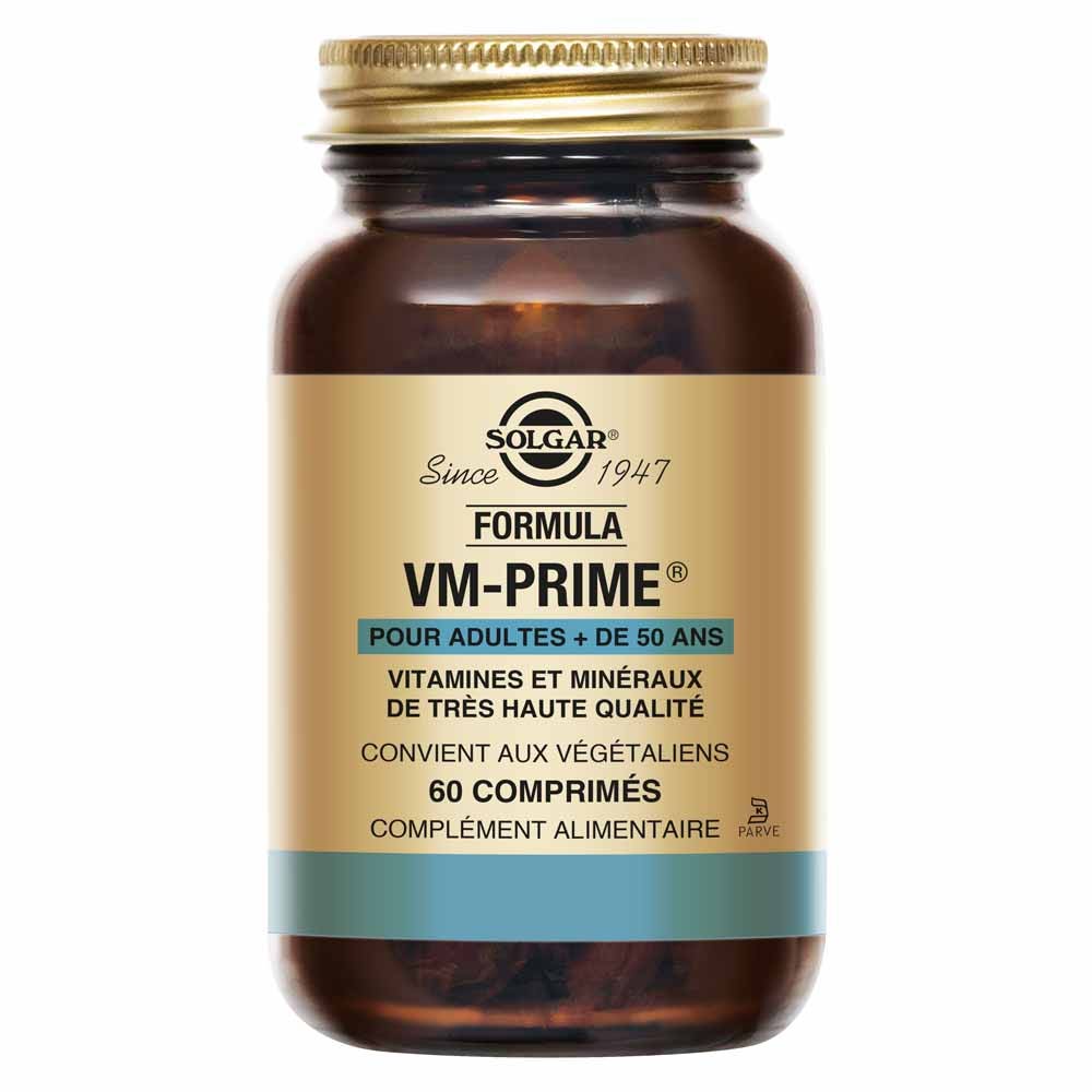 Solgar VM Prime Vitalité Multivitamines 60 comprimés