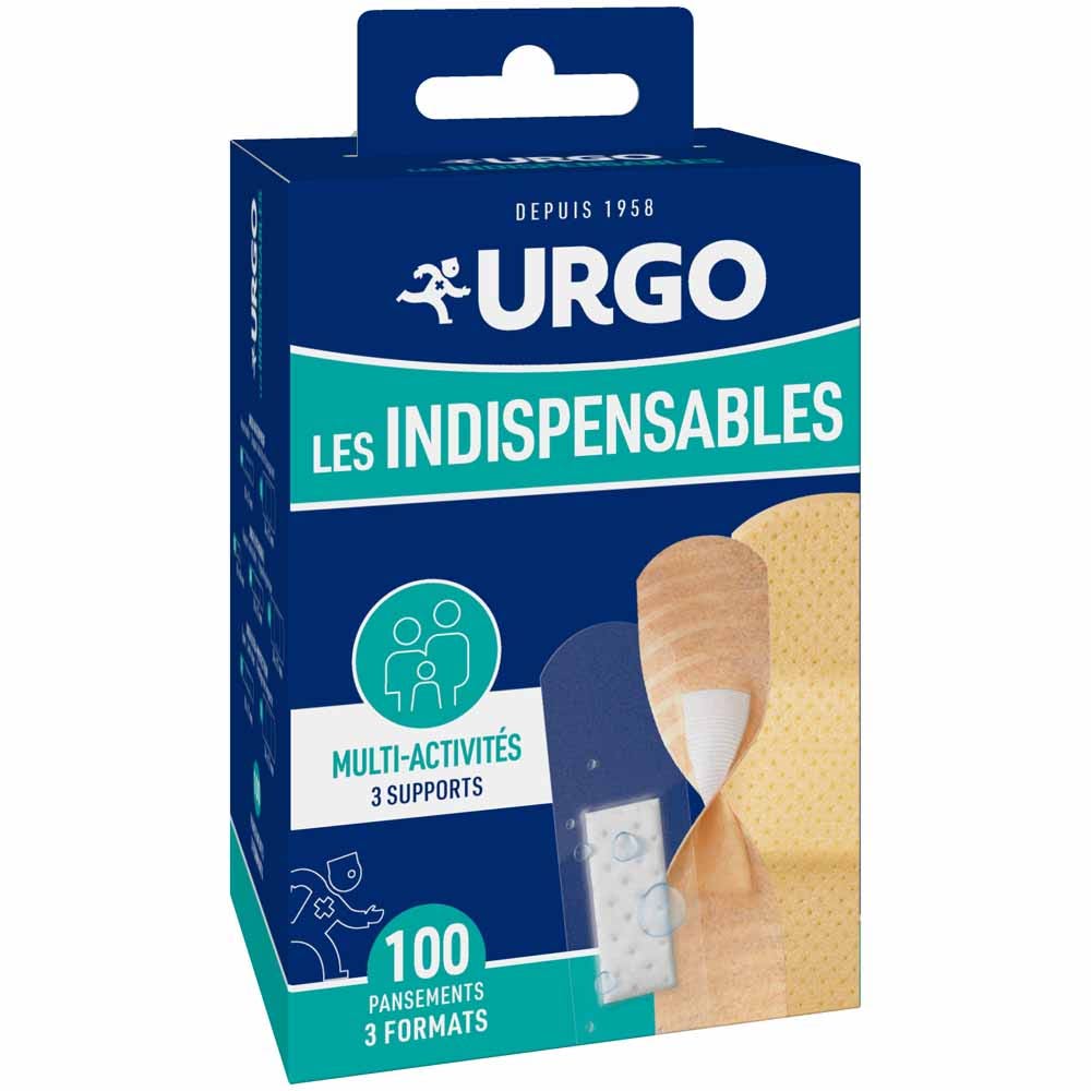 Urgo Les Indispensables 3 Formats 100 Pansements